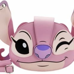 Nieuw 💯 Kopen 👍 DISNEY - Lilo & Stitch Angel - Crossbody Bag LoungeFly '24x18x6cm' ⭐ 🛒