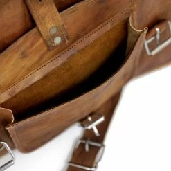 Beste Verkoop 🎉 Nieuw 🎉 Merkloos Aktetas 15,6 Inch “Granada” – Cognac Bruin Echt Leer Businesstas - Unisex Vintage Look Boekentas - Handgemaakt 🤩 👍 -Tassen-Dames Verkoop 550x393 6