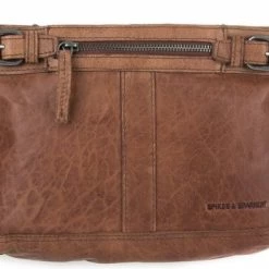 Hete verkoop 🥰 Top 10 👍 Spikes & Sparrow Kleine Schoudertas / Crossbody Tas Dames - Leer - Bronco - Cognac 🥰 🧨 -Tassen-Dames Verkoop 550x395 1