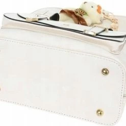 Nieuw 🤩 Korting 💯 LOUZIR Moderne Stijlvolle 3 In 1 PU Lederen Rugzak- Handtas- Schooltas- Schoudertas- Verstelbaar & Opbergvakken -waterbestendig -Beige 🥰 🔥 -Tassen-Dames Verkoop 550x396 4