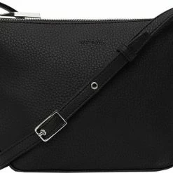Beste deal π Gloednieuw π Matt & Nat Sam Purity Dames Crossbodytas - Zwart 𧨠π