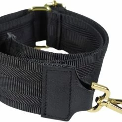 Nieuw π Beste Verkoop β Qischa® Bag Strap - Tassenriem - Schouderband - Schouderriem - Tassen Riem - Tas Hengsel - Verstelbare Riem - Zwart - Goud Hardware β βοΈ
