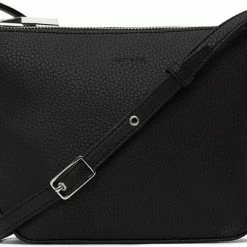 Beste deal 👏 Gloednieuw 👏 Matt & Nat Sam Purity Dames Crossbodytas - Zwart 🧨 🎁 -Tassen-Dames Verkoop 550x402 3
