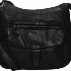 Beste recensies van 👏 Goedkoop 😉 Bear Design Medium Schoudertas / Crossbody Tas Dames - Leer - Cow Lavato - Zwart ✔️ 😀 -Tassen-Dames Verkoop 550x410 3