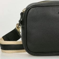 Uitgang 👍 Aanbiedingen 😉 DSTRCT Kleine Schoudertas / Crossbody Tas Dames - Leer - Floater Field - Zwart 💯 🤩 -Tassen-Dames Verkoop 550x410 7