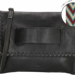 Promo 😍 Beste Pirce 💯 Micmacbags Friendship Clutch/avondtasje - Zwart 🎉 🎁