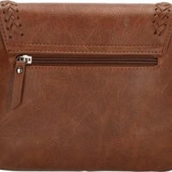 Goedkoopste 🎉 Beste deal 🎁 Enrico Benetti Nora 66545 Schoudertas Met Overslag Met Vlechtwerk - Cognac 💯 ✔️ -Tassen-Dames Verkoop 550x411 5