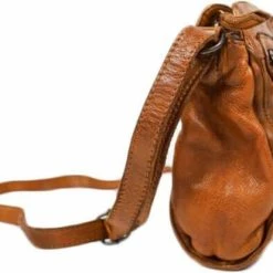 Gloednieuw 🎁 Coupon 🎉 Bear Design Olivia Leren Schoudertas - Cognac 🎉 🥰 -Tassen-Dames Verkoop 550x414 7