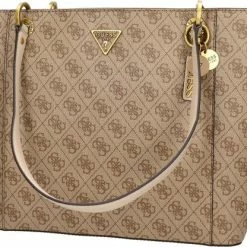 Korting π― Aanbiedingen π Guess Noelle Elite Dames Handtas - Beige - Maat Geen π π