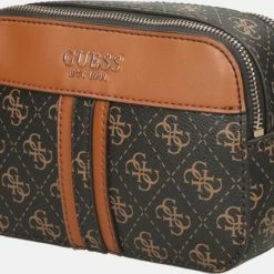 Groothandel 🥰 Beste Verkoop 🤩 Guess Noelle Dames Schoudertas - Bruin Multi - Maat Geen 😉 ❤️ -Tassen-Dames Verkoop 550x417 1