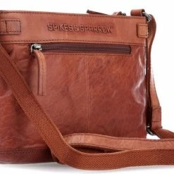 Hete verkoop 🥰 Top 10 👍 Spikes & Sparrow Kleine Schoudertas / Crossbody Tas Dames - Leer - Bronco - Cognac 🥰 🧨 -Tassen-Dames Verkoop 550x421 5