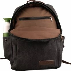 Gloednieuw 👍 Beste recensies van 🥰 Yakfield - Rugzak - 20 Liter – Casual Model - Kado - Heren - Geschikt Voor Laptop - 👜 👜 Handbagage- Schooltas - Zwart Antraciet Grijs- Vintage Canvas Katoen – Heren En Dames - 44 X 30 X 15 Cm - Pukkel 🧨 🛒 -Tassen-Dames Verkoop 550x425