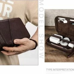 Kopen 🔥 Groothandel ⭐ Handgemaakt Kabel Organizer Tas – IPhone Oplader Case – Apple Pencil Hoes – Electronica Travel Organizer - Kabeltas 😍 🥰 -Tassen-Dames Verkoop 550x426 3