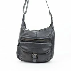 Beste recensies van 👏 Goedkoop 😉 Bear Design Medium Schoudertas / Crossbody Tas Dames - Leer - Cow Lavato - Zwart ✔️ 😀 -Tassen-Dames Verkoop 550x429 1