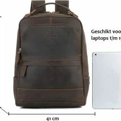 Flash-uitverkoop 💯 Kopen 🎁 Maris Quality Leather - Leren Laptop Rugzak - Echt Leer - Laptoptas 15 6 Inch - Hoge Kwaliteit - 15.6 Inch Laptop - Rugzak Heren - Rugzak Dames - Laptoptas - Rugtas - Unisex 💯 🛒 -Tassen-Dames Verkoop 550x429 11