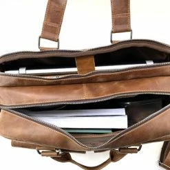 Coupon 🧨 Beste deal ⭐ Van Fiel Laptoptas Geschikt Tm 17 Inch Cognac 🛒 🎁 -Tassen-Dames Verkoop 550x433 2