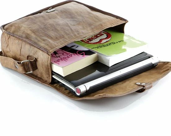 Promo π Korting π Oncedoce Avondtas ‘’Garda’’ - Bruin Echte Leder – 26 X 17 X 8 Cm - Damestas – Handtas - Vintage Look Design – Handgemaakte Tas π β¨ 4 Promo π Korting π Oncedoce Avondtas ‘’Garda’’ - Bruin Echte Leder – 26 X 17 X 8 Cm - Damestas – Handtas - Vintage Look Design – Handgemaakte Tas π β¨ - Afbeelding 2