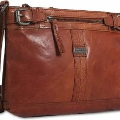 Hete verkoop 🥰 Top 10 👍 Spikes & Sparrow Kleine Schoudertas / Crossbody Tas Dames - Leer - Bronco - Cognac 🥰 🧨 -Tassen-Dames Verkoop 550x438 1