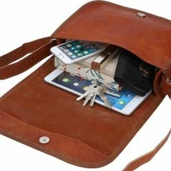 Promo 👍 Beste deal 🌟 GUSTI 'Taylor 9,7"' Schoudertas | 100% Geitenleer | Bruin | Uniseks | Moderne Handtas Met Dat Bepaalde Iets 😍 ⭐ -Tassen-Dames Verkoop 550x445 14