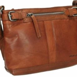 Hete verkoop 🥰 Top 10 👍 Spikes & Sparrow Kleine Schoudertas / Crossbody Tas Dames - Leer - Bronco - Cognac 🥰 🧨 -Tassen-Dames Verkoop 550x448 1