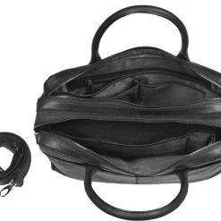 Beste Verkoop 🥰 Hete verkoop 👏 DSTRCT Fletcher Street Business Laptoptas - 15 Inch - Zwart 😉 ❤️ -Tassen-Dames Verkoop 550x453 12