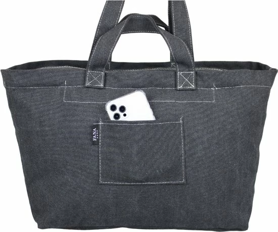 Groothandel 𧨠Aanbiedingen π Ralp Boyer Fana Bags Shopper/Grote Strandtas/Weekendtas XXL - Dames Shopper Zwart - Grote Reistas/Strandtas - Canvas Tas π π 4 Groothandel 𧨠Aanbiedingen π Ralp Boyer Fana Bags Shopper/Grote Strandtas/Weekendtas XXL - Dames Shopper Zwart - Grote Reistas/Strandtas - Canvas Tas π π - Afbeelding 2
