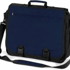 Promo 👍 Groothandel ✨ Bagbase Briefcase - Aktetas French Navy 15 Liter 🎉 ⌛ -Tassen-Dames Verkoop 550x461