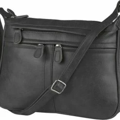 Promo ✔️ Top 10 🎁 Nicole Brown Schoudertas Zwart, Ecoleder 20 X 28 Cm - Handtassen Dames - Schoudertassen Vrouw ⭐ 🧨 -Tassen-Dames Verkoop 550x461 5