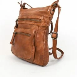 Goedkoop 👏 Begroting ✔️ Bear Design Marion Leren Schoudertas - Cognac 😀 ⭐ -Tassen-Dames Verkoop 550x463 2