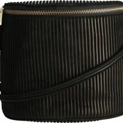 Flash-uitverkoop 🌟 Hete verkoop 🧨 Fred De La Bretoniere Dames Crossbody Tas / Schoudertas - Printed Suede - Zwart 🔔 🧨 -Tassen-Dames Verkoop 550x467 7