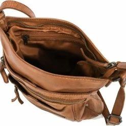 Goedkoop 👏 Begroting ✔️ Bear Design Marion Leren Schoudertas - Cognac 😀 ⭐ -Tassen-Dames Verkoop 550x470 1