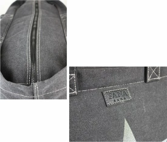 Groothandel 𧨠Aanbiedingen π Ralp Boyer Fana Bags Shopper/Grote Strandtas/Weekendtas XXL - Dames Shopper Zwart - Grote Reistas/Strandtas - Canvas Tas π π 6 Groothandel 𧨠Aanbiedingen π Ralp Boyer Fana Bags Shopper/Grote Strandtas/Weekendtas XXL - Dames Shopper Zwart - Grote Reistas/Strandtas - Canvas Tas π π - Afbeelding 4