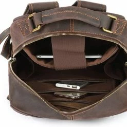 Flash-uitverkoop 💯 Kopen 🎁 Maris Quality Leather - Leren Laptop Rugzak - Echt Leer - Laptoptas 15 6 Inch - Hoge Kwaliteit - 15.6 Inch Laptop - Rugzak Heren - Rugzak Dames - Laptoptas - Rugtas - Unisex 💯 🛒 -Tassen-Dames Verkoop 550x470 8