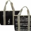 Beste recensies van 👍 Aanbiedingen ⭐ Wei I Plastics Co Canvas Tote Bag -Treble Clef/Sheet Music Design 👏 🤩 -Tassen-Dames Verkoop 550x470 9