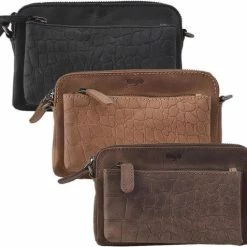 Beste Pirce ✨ Beste recensies van ⭐ Arrigo Dames Tasje – Croco Cody Minibag – Crossbody Bag – Crossbodytas – Kleine Dames Tasje – Matzwart – Portemonnee Tasje 💯 ⭐ -Tassen-Dames Verkoop 550x477