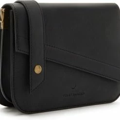 Uitgang 🥰 Coupon 🎁 Violet Hamden Essential Bag Dames Crossbody Tas Leer - Zwart ✨ 👍 -Tassen-Dames Verkoop 550x486 6