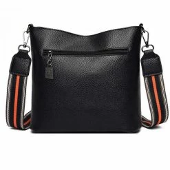 Beste deal 🌟 Nieuw ⭐ Merkloos LaGloss ECHT LEDER Dames Schoudertas Zwart - Luxe Schouder Tas - Trendy - 22 X 24 Cm - Zwart 👏 ⌛ -Tassen-Dames Verkoop 550x488