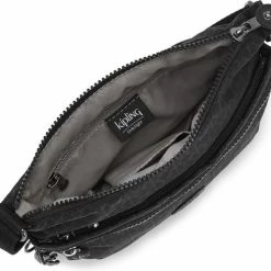 Groothandel 😀 Coupon 😍 Kipling Kleine Schoudertas / Crossbody Tas Dames - Polyester - Arto S - Zwart 🔔 🧨 -Tassen-Dames Verkoop 550x489 1