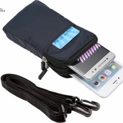 Beste Verkoop ✨ Begroting 🎉 San Vitale® - Telefoon Tasje - Heuptas - Wandel/Sport/Smartphone -Donker Blauw 🥰 👍 -Tassen-Dames Verkoop 550x492 4