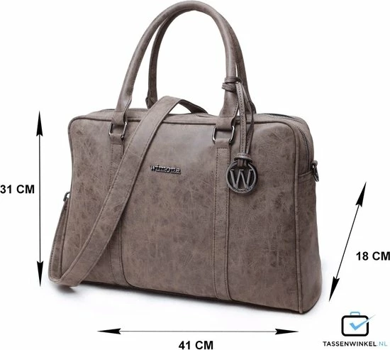 Promo π Beste recensies van π Wimona Luciana 2010 Dames Laptoptas - 15,6 Inch - Taupe β π₯ 7 Promo π Beste recensies van π Wimona Luciana 2010 Dames Laptoptas - 15,6 Inch - Taupe β π₯ - Afbeelding 5