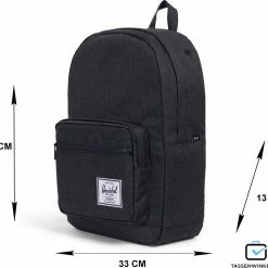 Coupon 🔥 Gloednieuw 🤩 Herschel Pop Quiz - Black Crosshatch / Rugzak - Schooltas - Laptoptas / 15" Fleece Laptopvak - Meerdere Extra Vakken - 22L Opbergruimte / Met Levenslange Fabrieksgarantie / Limited Lifetime Warranty / Zwart 😀 🥰 -Tassen-Dames Verkoop 550x494 1