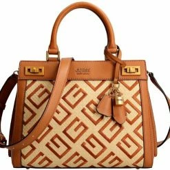 Top 10 ✔️ Hete verkoop 🛒 Guess Medium Schoudertas / Crossbody Tas Dames - Leer - Katey - - Print 🎁 ✨ -Tassen-Dames Verkoop 550x495 3