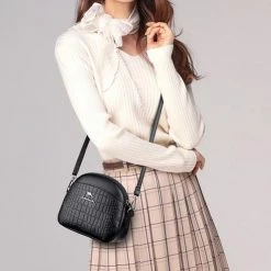 Goedkoop 👏 Uitgang 🎉 N3 Collecties Kleine Zwarte PU Leer Clutch Handtas Vrouwen Lederen Schoudertas 🔥 🎁 -Tassen-Dames Verkoop 550x495 4