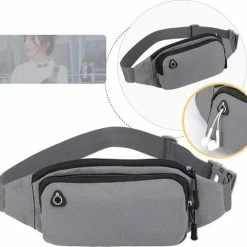 Begroting ⌛ Uitgang 🥰 Merkloos Heuptasje - Fanny Pack Voor Op Reis – Buideltasje – Heuptasje Gaatje Voor Koptelefoon Oordopjes - Festival Musthaves – Waistpack - Smartphone Heuptas – Blauw ✔️ 😍 -Tassen-Dames Verkoop 550x496 2