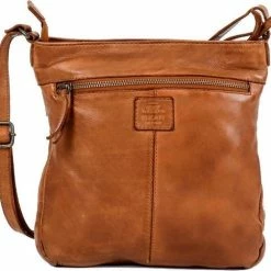 Goedkoop 👏 Begroting ✔️ Bear Design Marion Leren Schoudertas - Cognac 😀 ⭐ -Tassen-Dames Verkoop 550x505 2