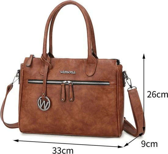 Gloednieuw π Aanbiedingen π Wimona Bambina 2023 Handtas / Schoudertas - Cognac π π 8 Gloednieuw π Aanbiedingen π Wimona Bambina 2023 Handtas / Schoudertas - Cognac π π - Afbeelding 6