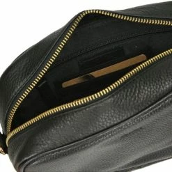 Uitgang 👍 Aanbiedingen 😉 DSTRCT Kleine Schoudertas / Crossbody Tas Dames - Leer - Floater Field - Zwart 💯 🤩 -Tassen-Dames Verkoop 550x510 3