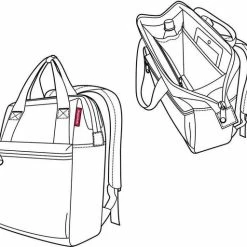 Hete verkoop 🌟 Hete verkoop 👍 Reisenthel Allrounder R Schouder/ Rugtas - Maat R - 12L - Dots Zwart 🛒 😀 -Tassen-Dames Verkoop 550x512 3