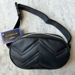 Uitgang ❤️ Nieuw ❤️ Lundholm Heuptasje Dames Festival Zwart - Fanny Pack Dames Zwart Hoogwaardig PU Leer - Mariestad Serie | Cadeau Voor Vriendin ⌛ 😀 -Tassen-Dames Verkoop 550x514 2