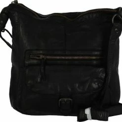 Beste recensies van 👏 Goedkoop 😉 Bear Design Medium Schoudertas / Crossbody Tas Dames - Leer - Cow Lavato - Zwart ✔️ 😀 -Tassen-Dames Verkoop 550x514 3